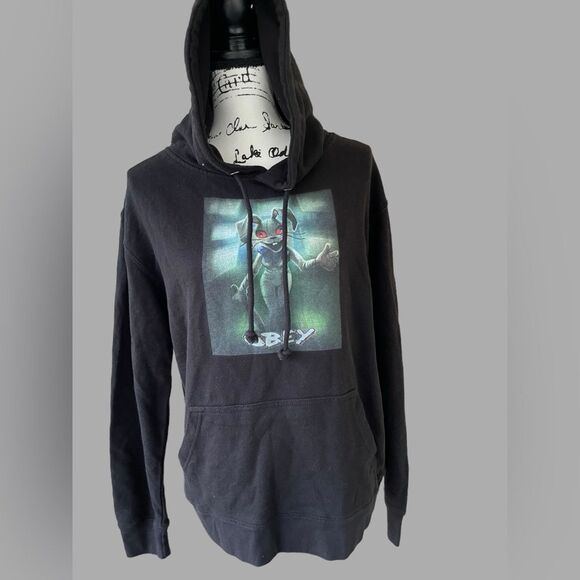 OBEY FNAF Five Nights at Freddy’s Hooded Sweatshirt - Picture 2 of 7